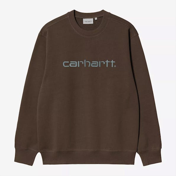 Carhartt WIP - Donkerbruine Carhartt sweater