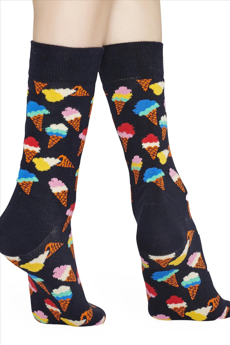 Happy Socks - Donkerblauwe Ice Cream sokken, maat: 36-40