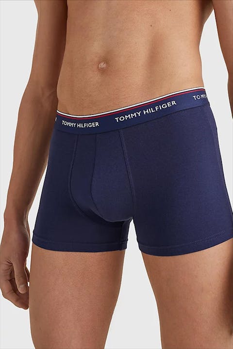Tommy Hilfiger Underwear - Rood-wit-blauwe Trunk 3-pack boxershorts