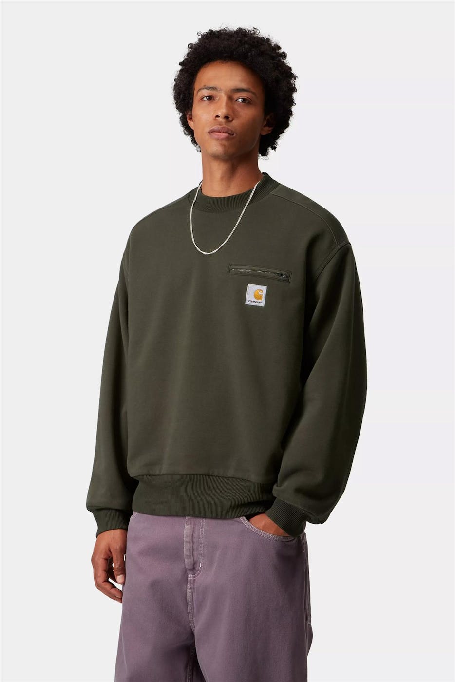 Carhartt WIP - Kaki Detroit sweater