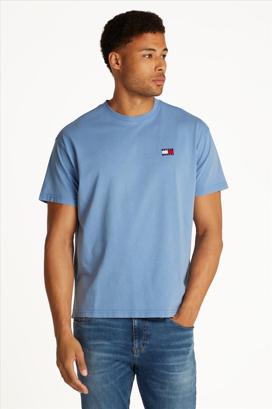 Tommy Jeans - Blauwe Label T-shirt