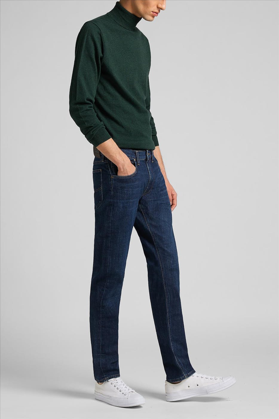 Lee - Donkerblauwe Daren slim jeans
