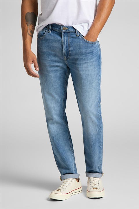 Lee - Blauwe Austin straight tapered jeans