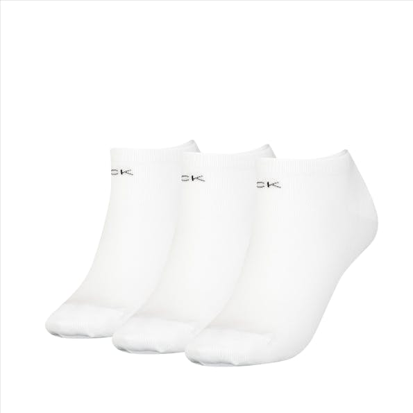 Calvin Klein - Witte 3-pack sokken, one size