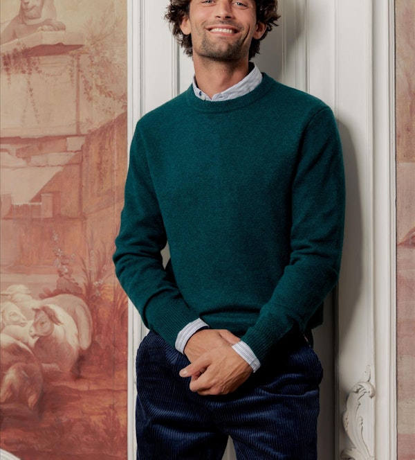 Scotch & Soda - Groene Soft Knit trui