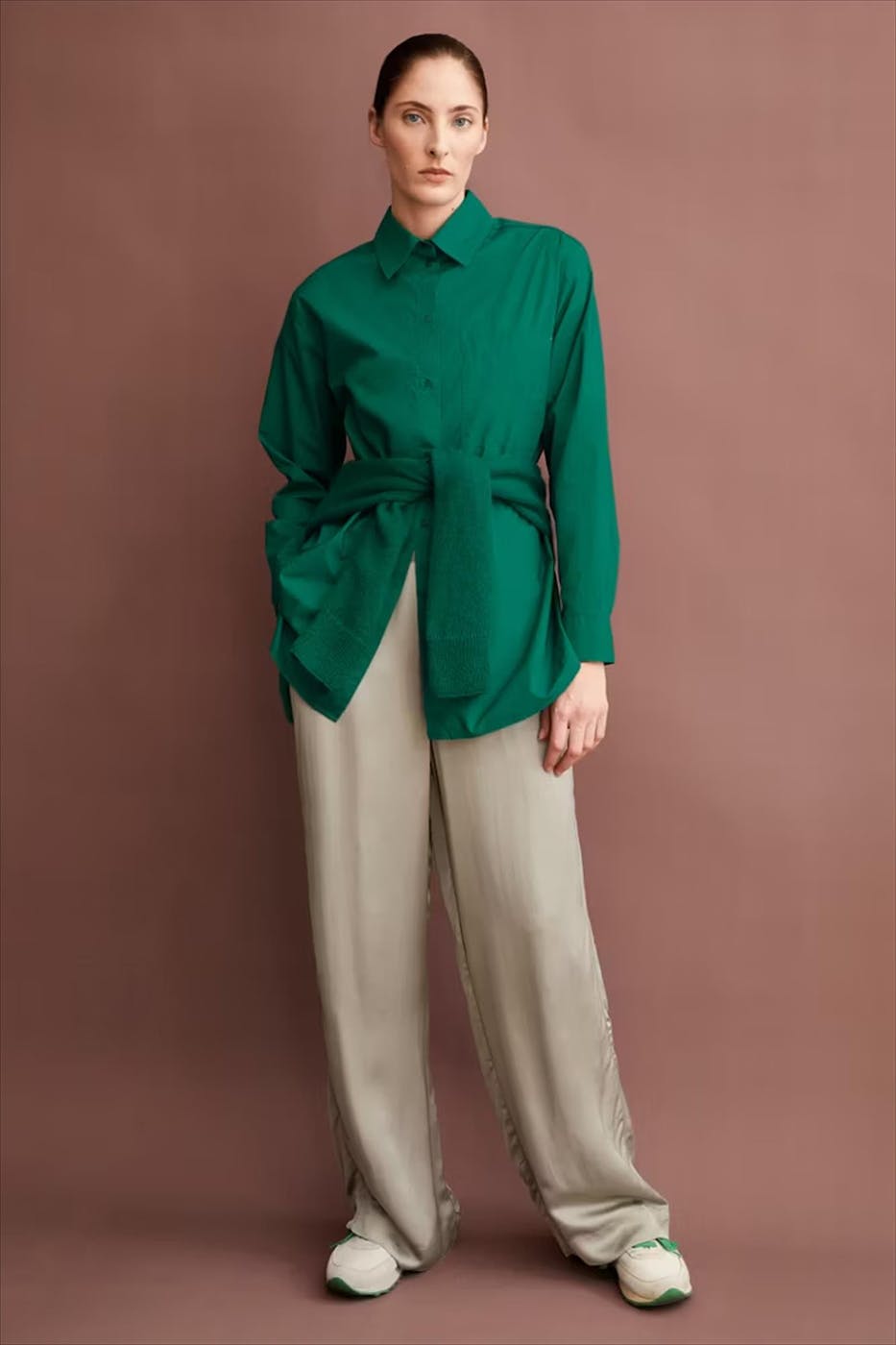 Armed Angels - Groene Maalgaa blouse