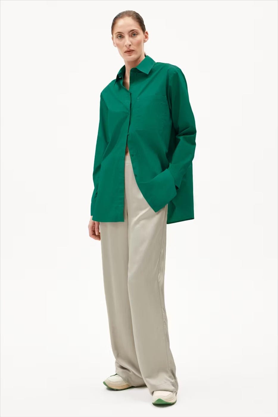 Armed Angels - Groene Maalgaa blouse