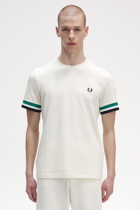Fred Perry - Ecru Bold Tipped Pique T-shirt