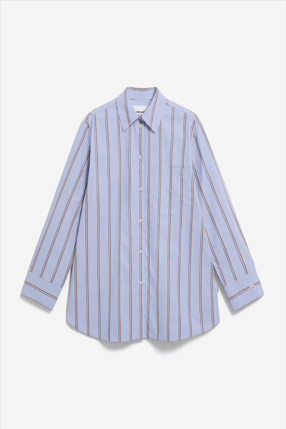 Armed Angels - Lavendelpaarse Gestreepte blouse