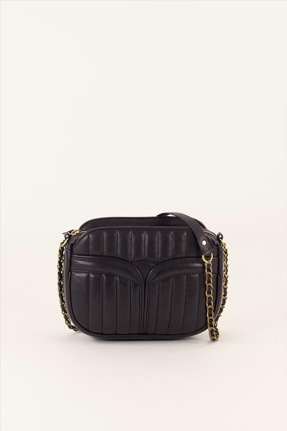 Sessùn - Zwarte Divine Leather handtas