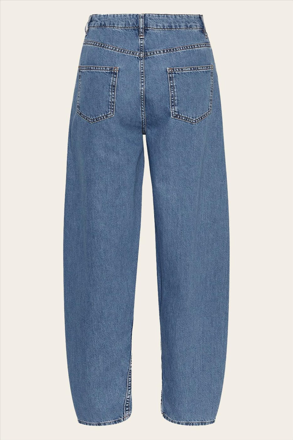 MSCH COPENHAGEN - Blauwe Kobane Lis barrel jeans