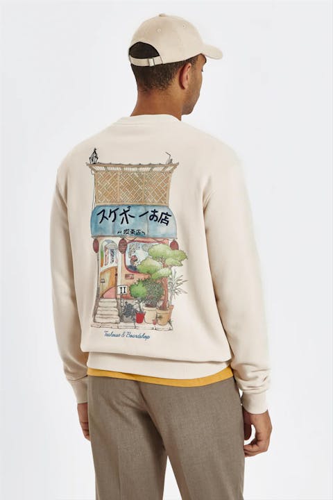 LES DEUX  - Lichtgrijze Hiroto sweater