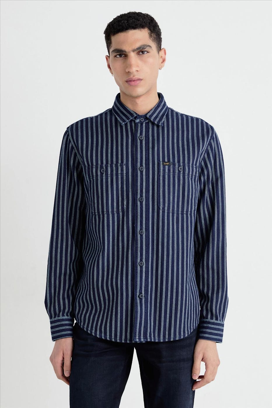 Lee - Donkerblauw Worker hemd