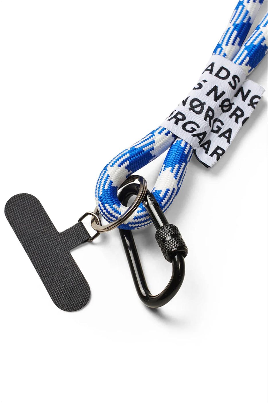 MADS NORGAARD - Wit-Blauwe Phone keyhanger