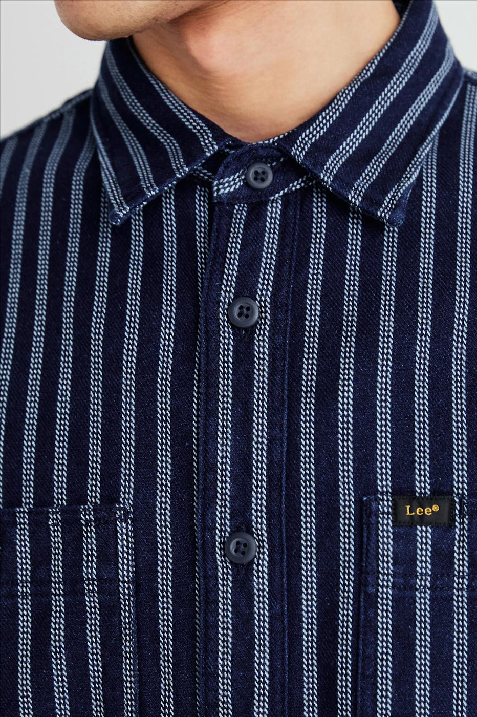 Lee - Donkerblauw Worker hemd