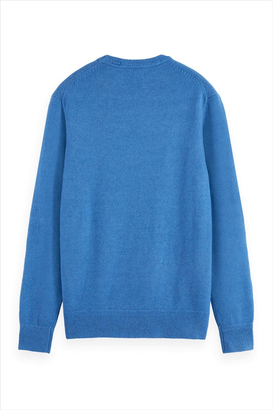 Scotch & Soda - Blauwe Soft Knit trui