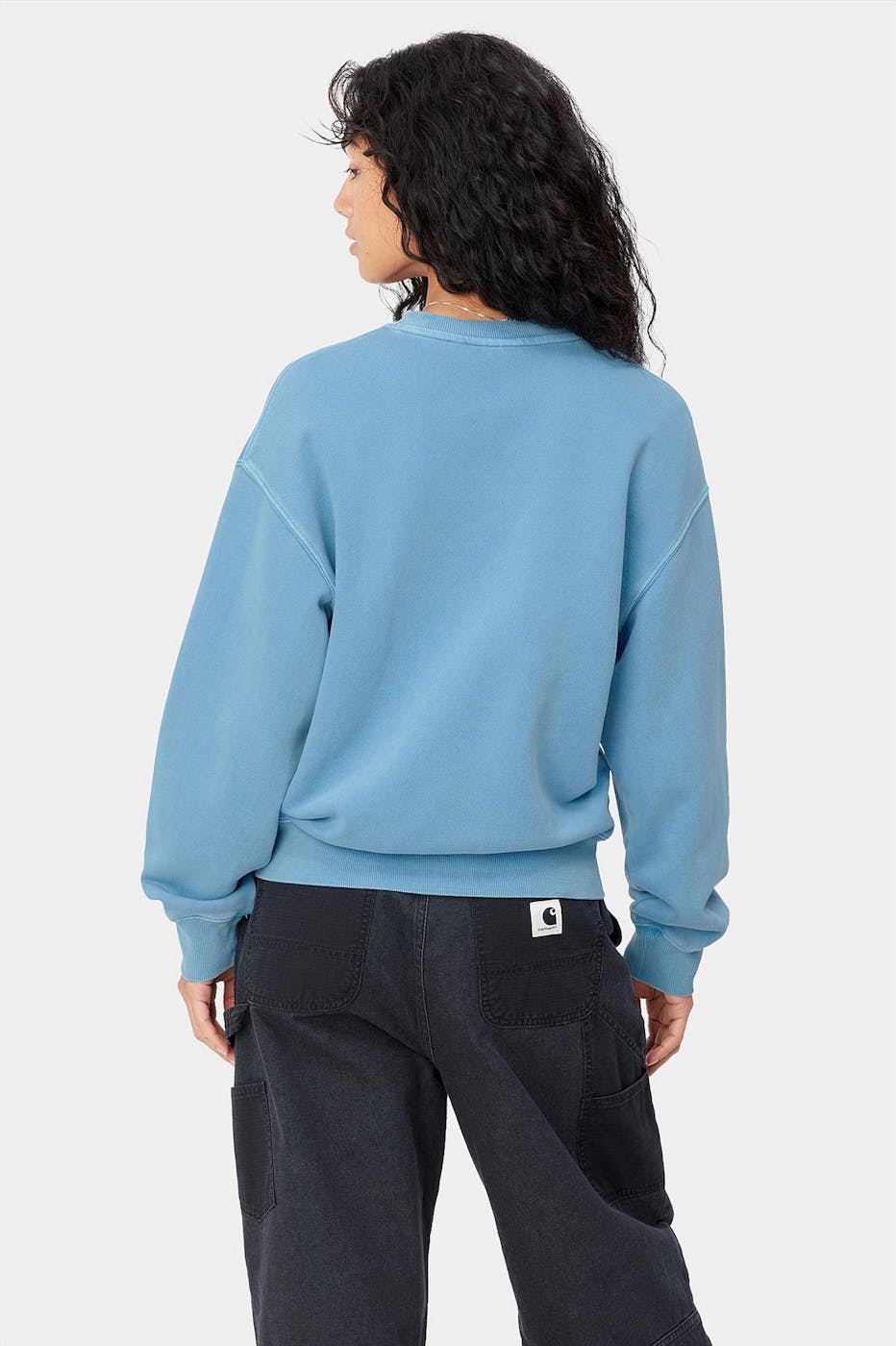 Carhartt WIP - Lichtblauwe Nelson sweater