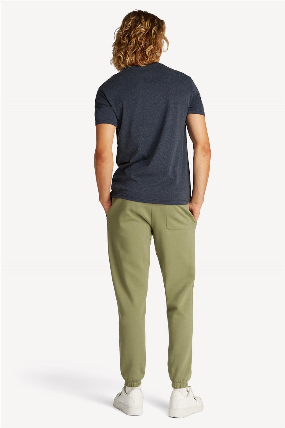 Tommy Jeans - Grijsblauwe Jaspe T-shirt