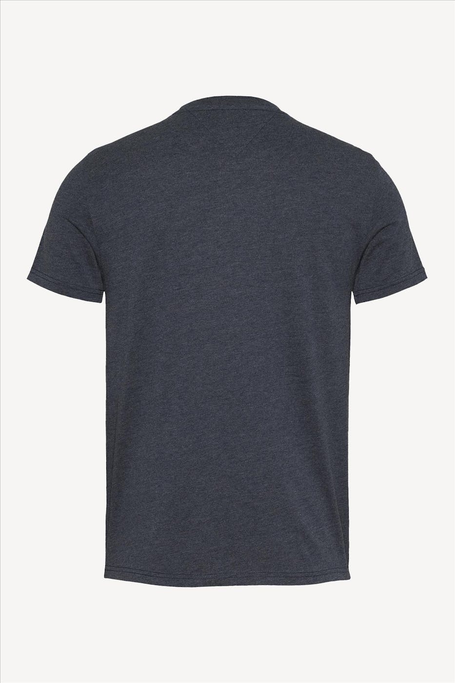 Tommy Jeans - Grijsblauwe Jaspe T-shirt