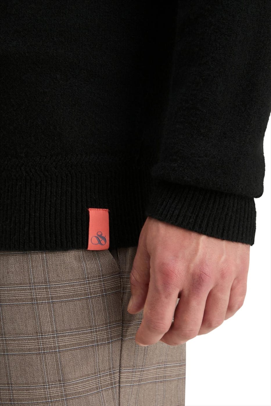 Scotch & Soda - Zwarte Soft Knit trui