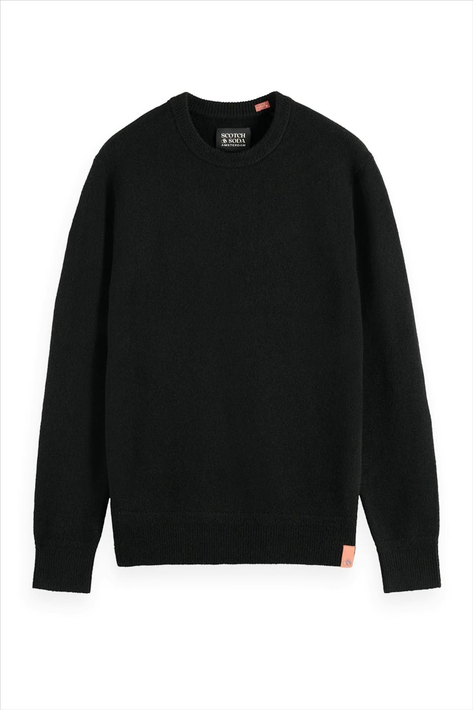 Scotch & Soda - Zwarte Soft Knit trui