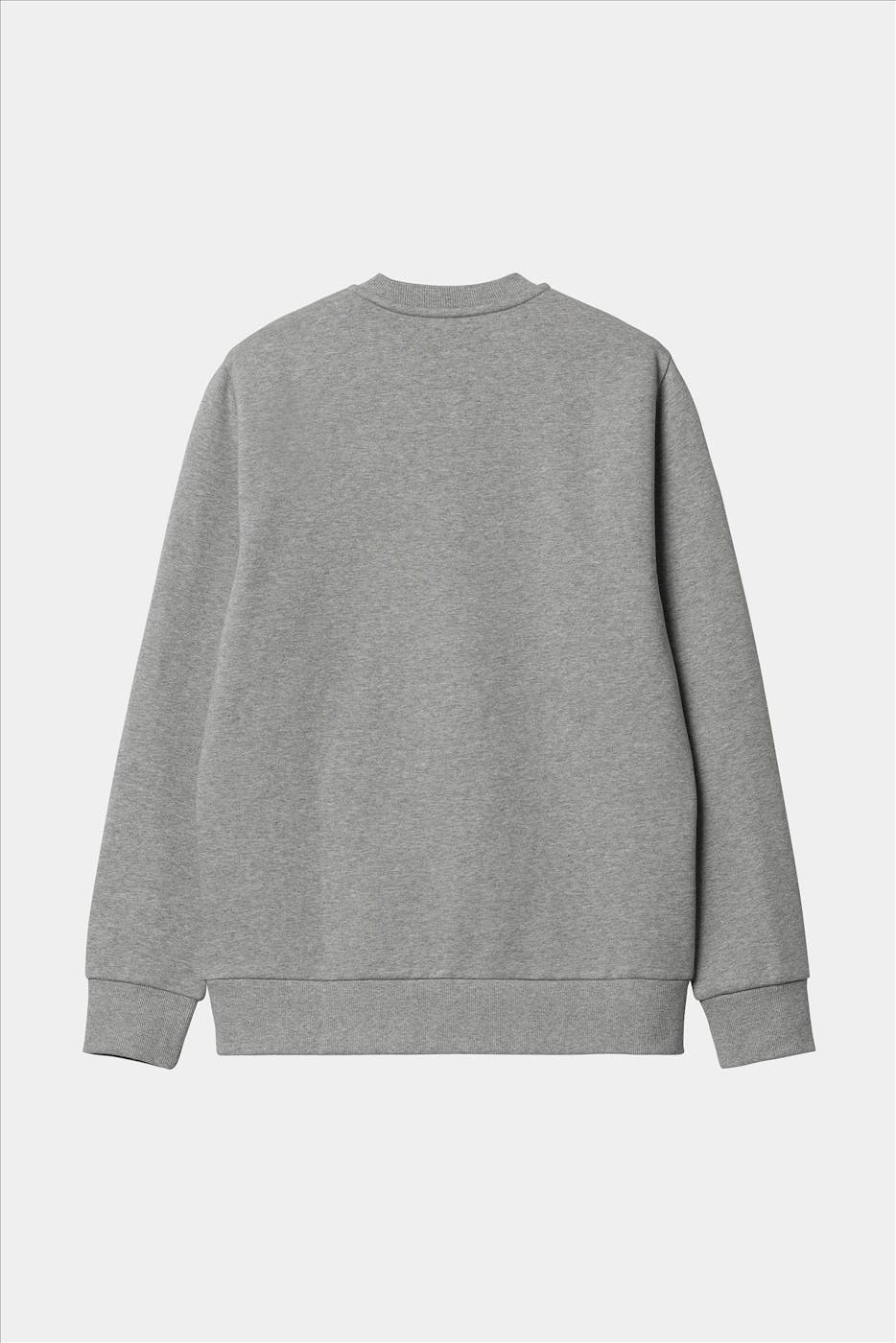 Carhartt WIP - Grijze Script Embroidery sweater