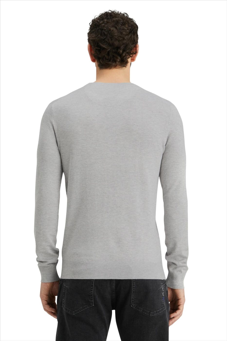 Scotch & Soda - Lichtgrijze Core trui