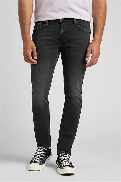 Lee - Zwarte Luke Slim Tapered jeans