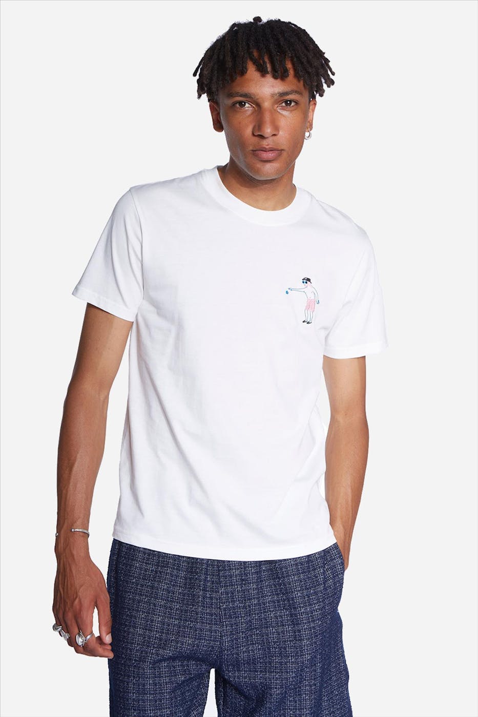 OLOW - Witte Bouliste T-shirt