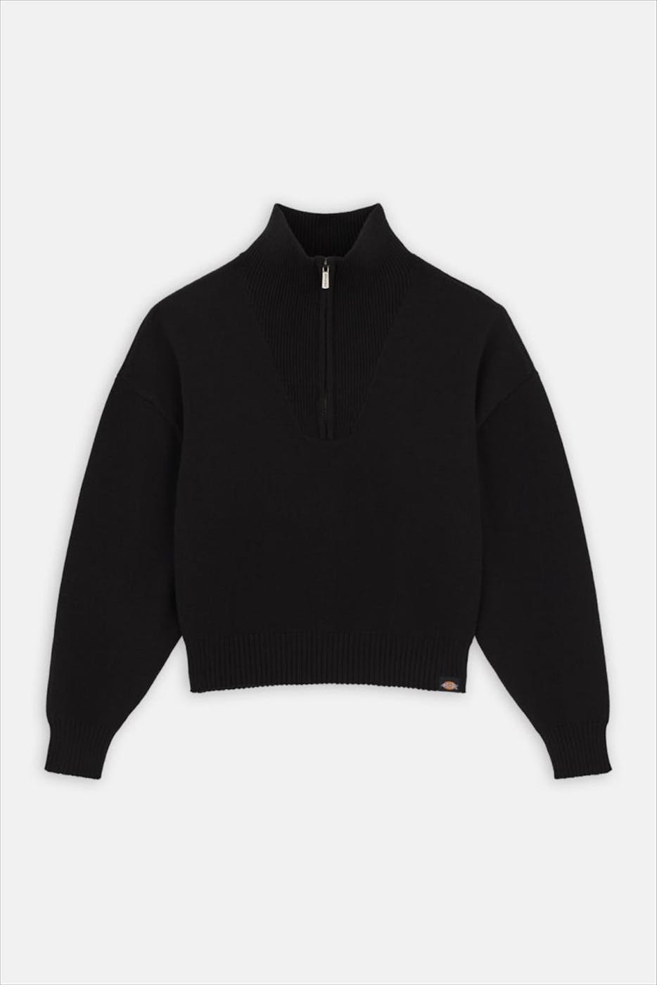 Dickies - Zwarte East Helena 1/4 Zip trui