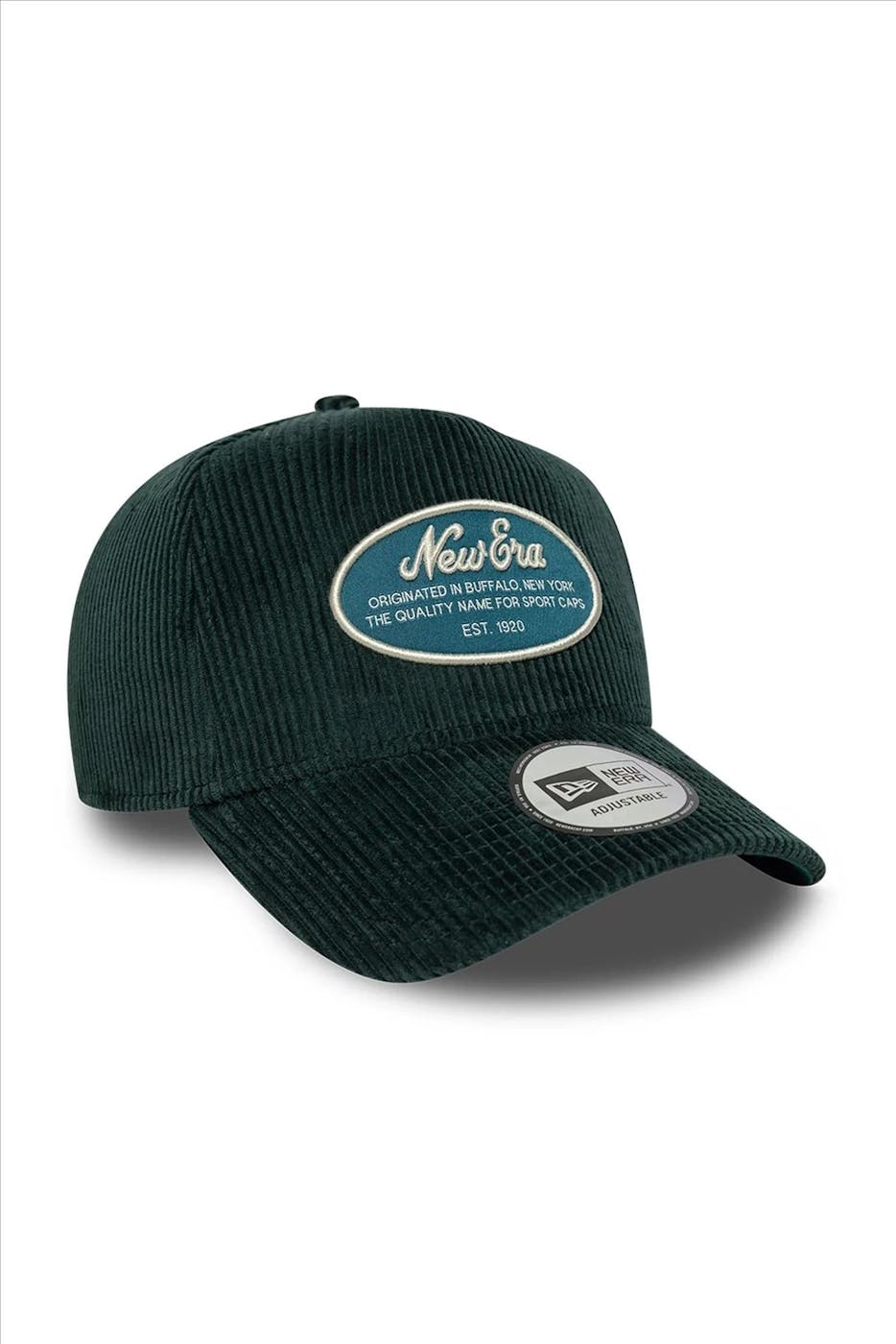New Era - Donkergroene Patch Cord pet