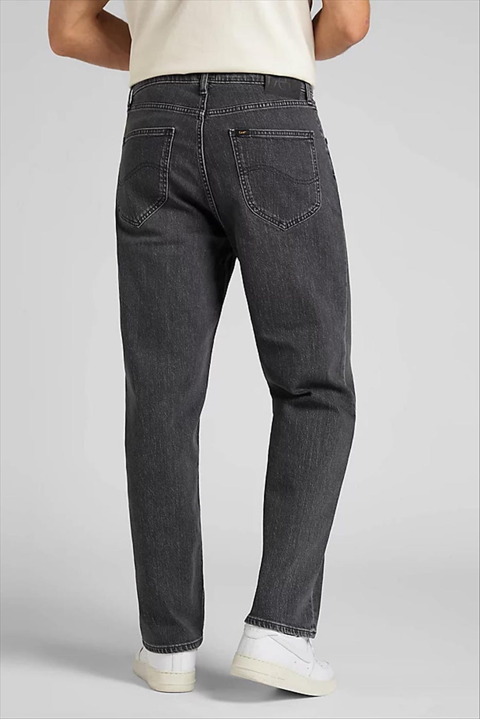 Lee - Donkergrijze Asher Loose Straight jeans