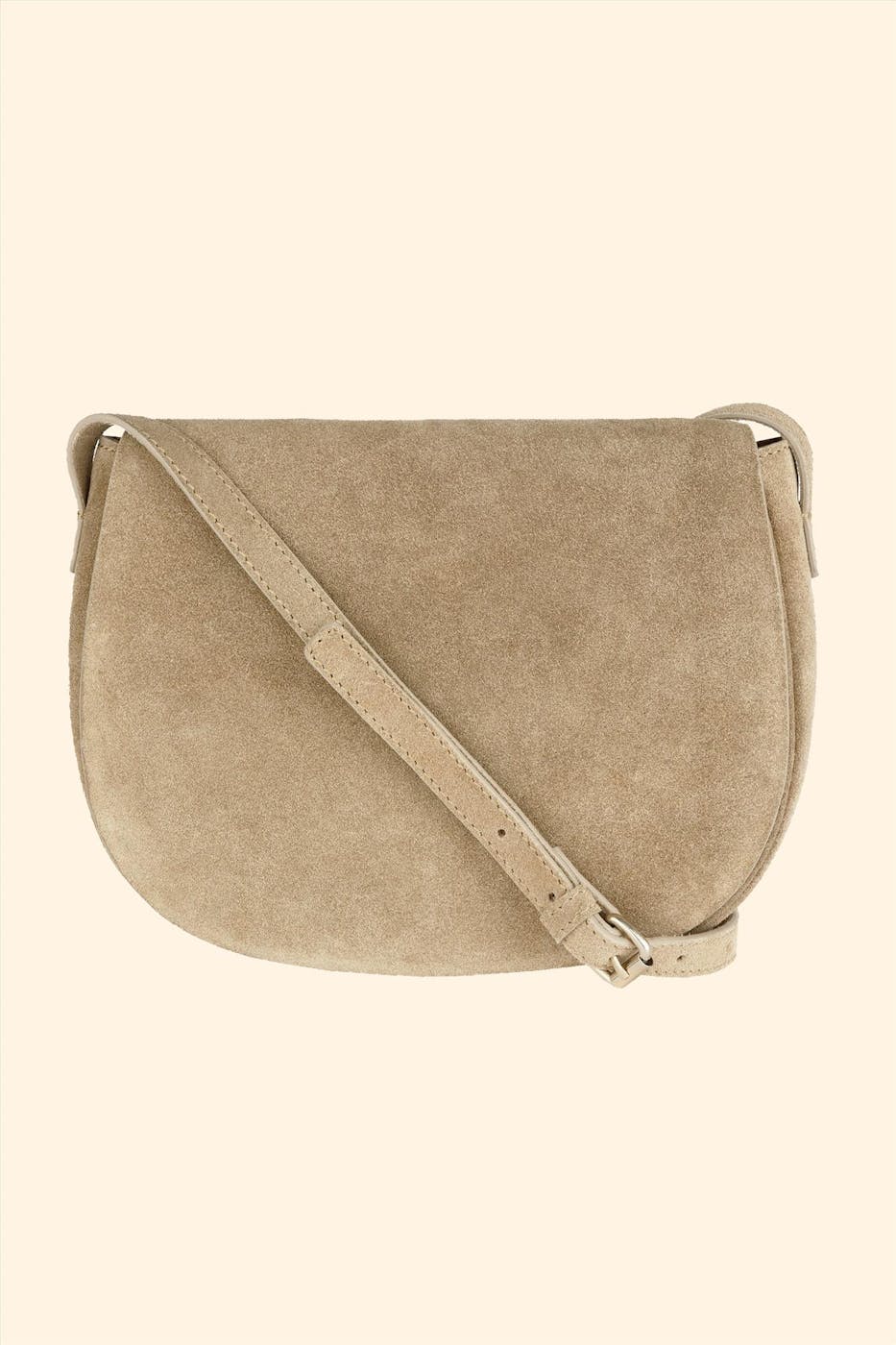 BY BAR - Beige Paris Suede tas