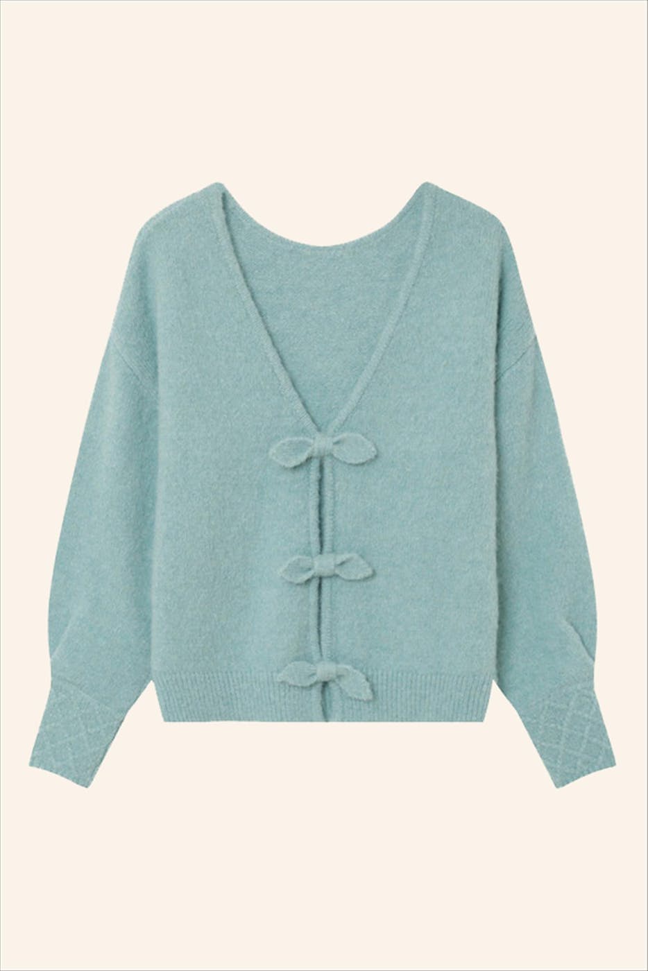 Grace & Mila - Muntgroene Donna cardigan