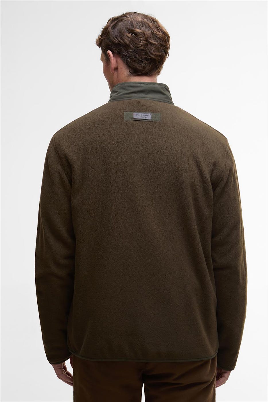 Barbour - Donkergroene Lowich Fleece jas