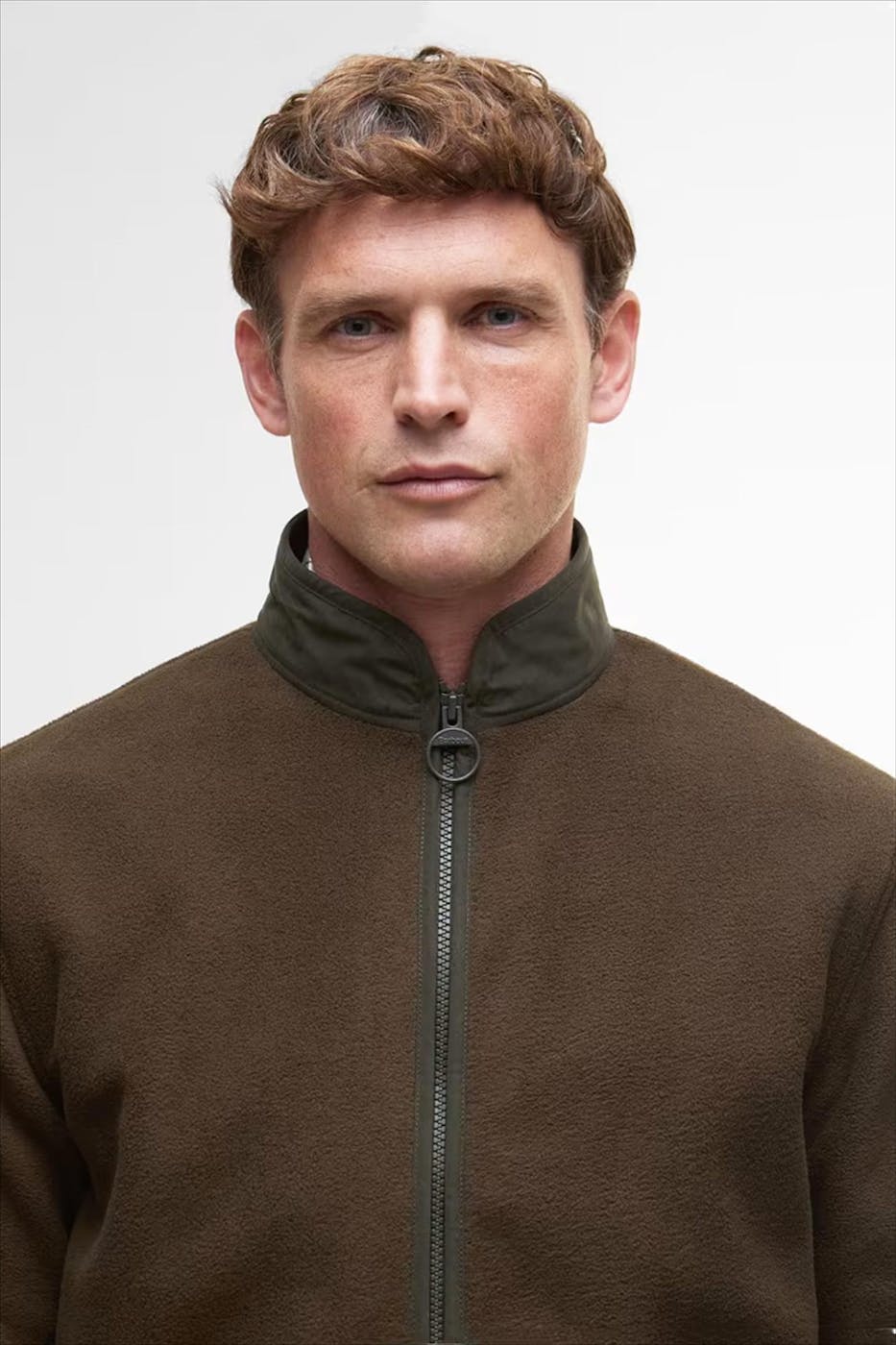 Barbour - Donkergroene Lowich Fleece jas
