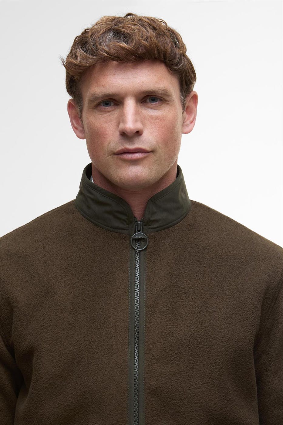 Barbour - Donkergroene Lowich Fleece jas