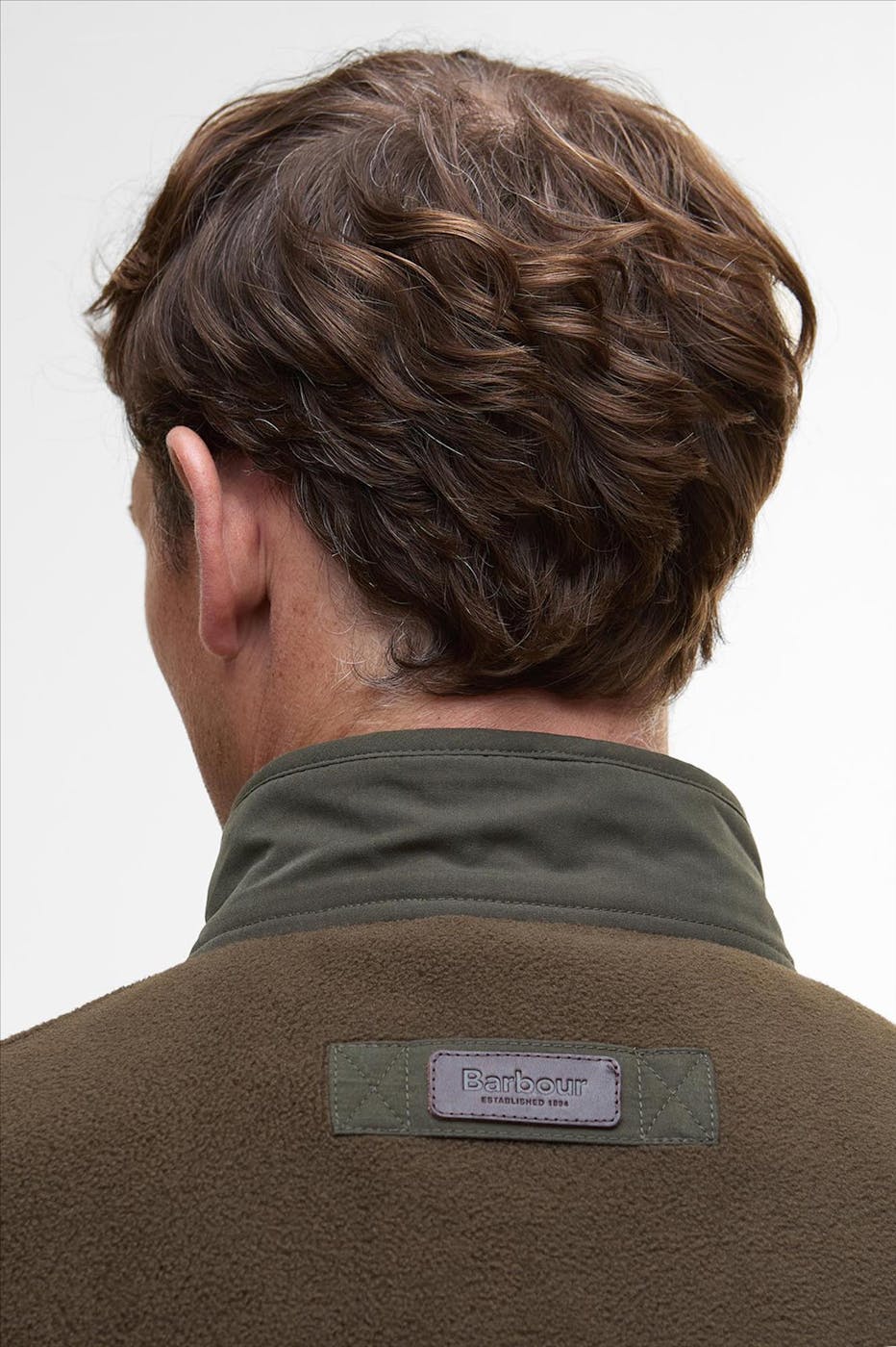 Barbour - Donkergroene Lowich Fleece jas