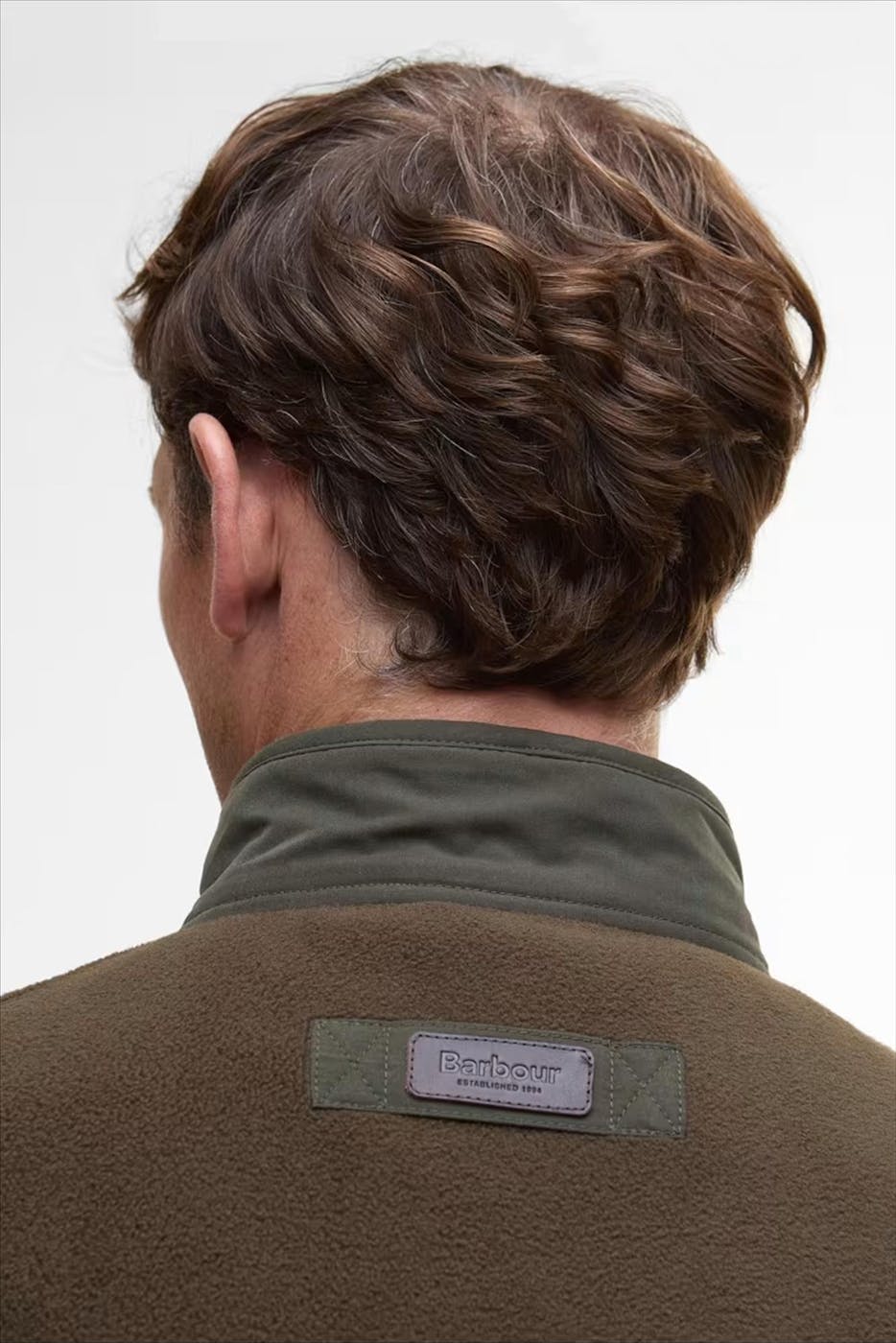 Barbour - Donkergroene Lowich Fleece jas