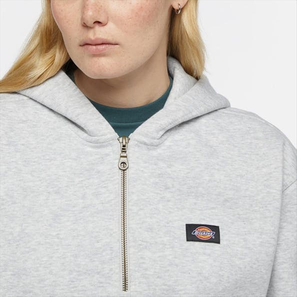 Dickies - Lichtgrijze Oakport Zip hoodie