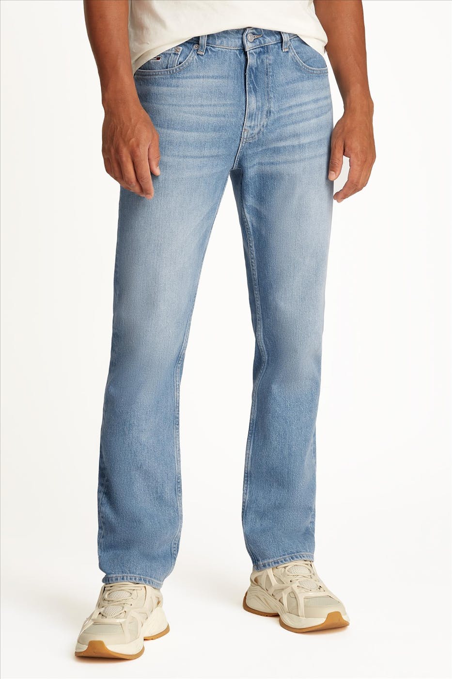 Tommy Jeans - Lichtblauwe Ryan Slim Straight jeans