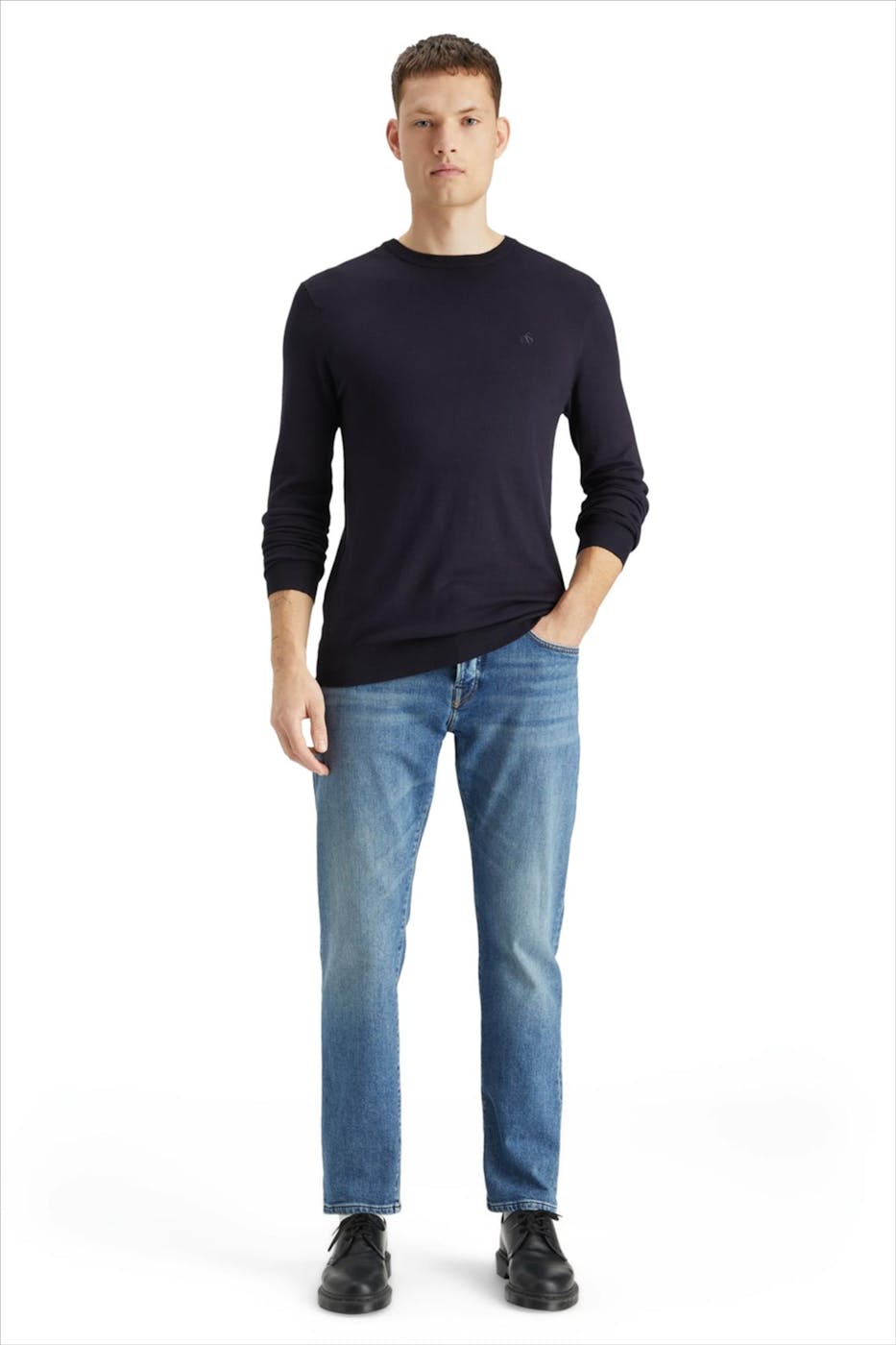 Scotch & Soda - Donkerblauwe Core trui