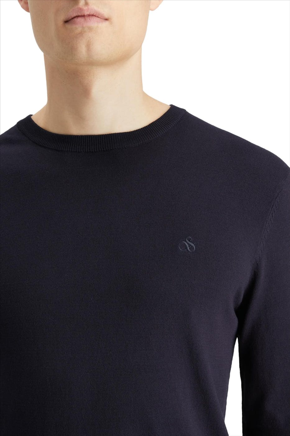 Scotch & Soda - Donkerblauwe Core trui