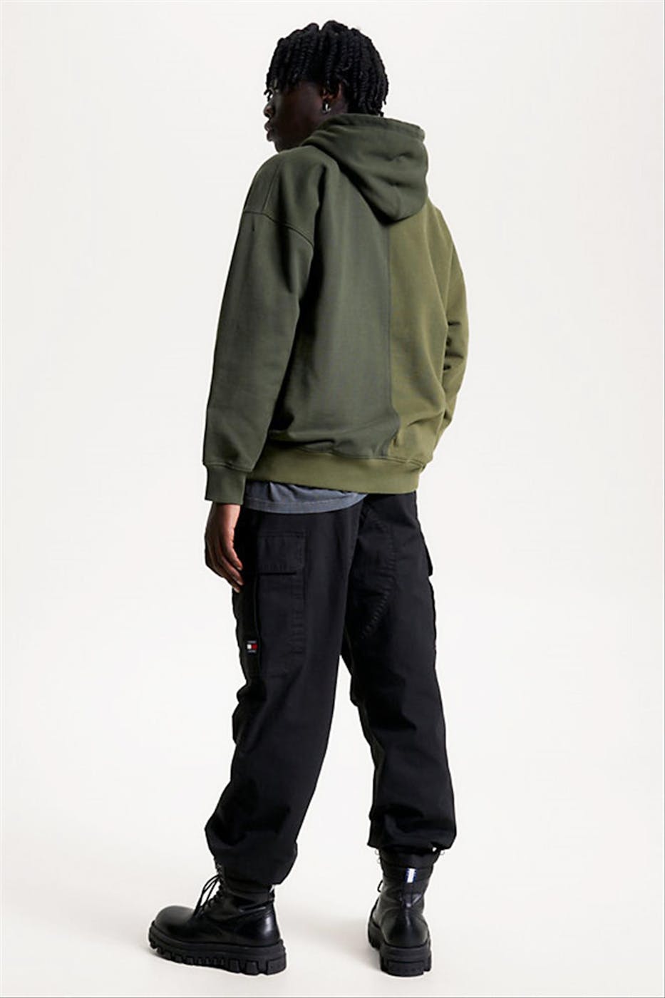 Tommy Jeans - Groene Varsity hoodie