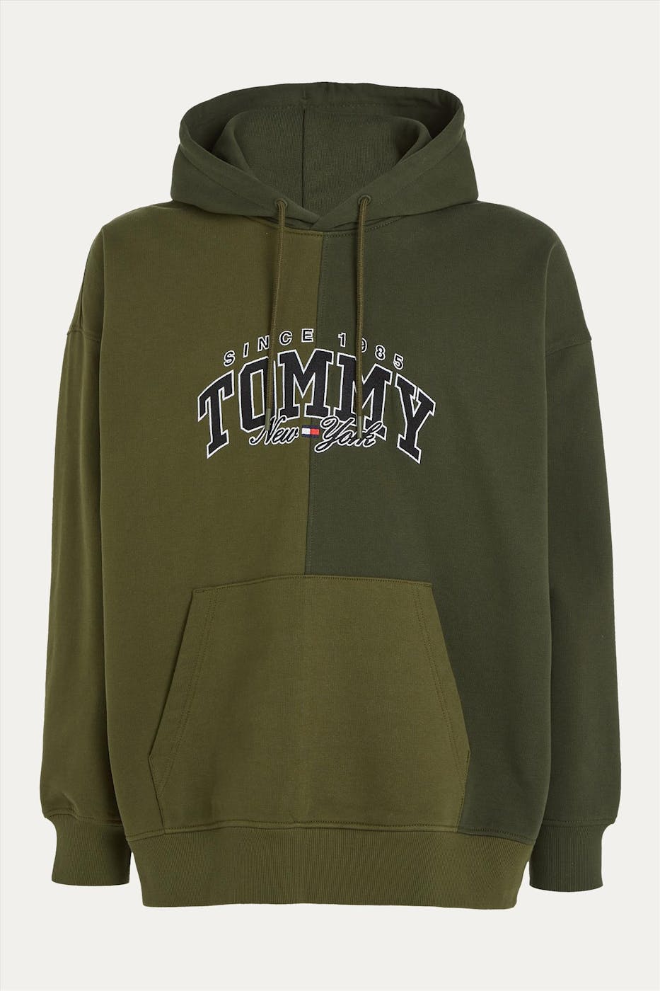 Tommy Jeans - Groene Varsity hoodie