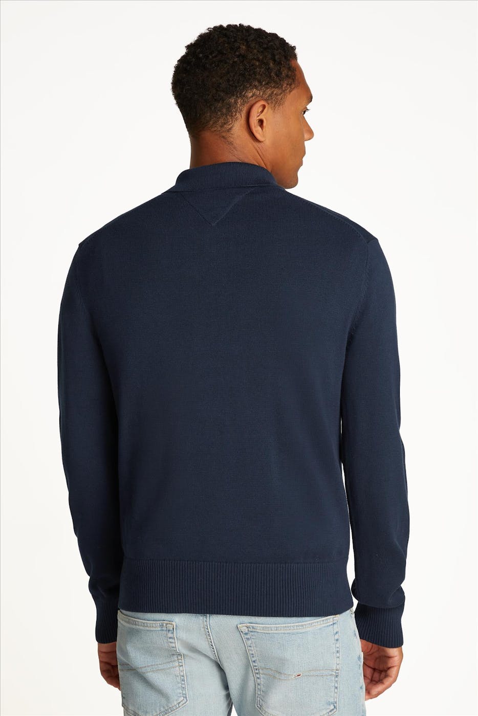 Tommy Jeans - Donkerblauwe Essential polotrui