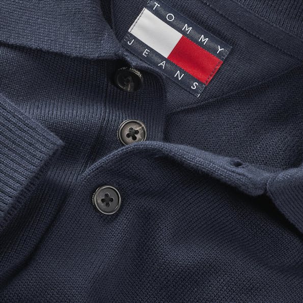 Tommy Jeans - Donkerblauwe Essential polotrui