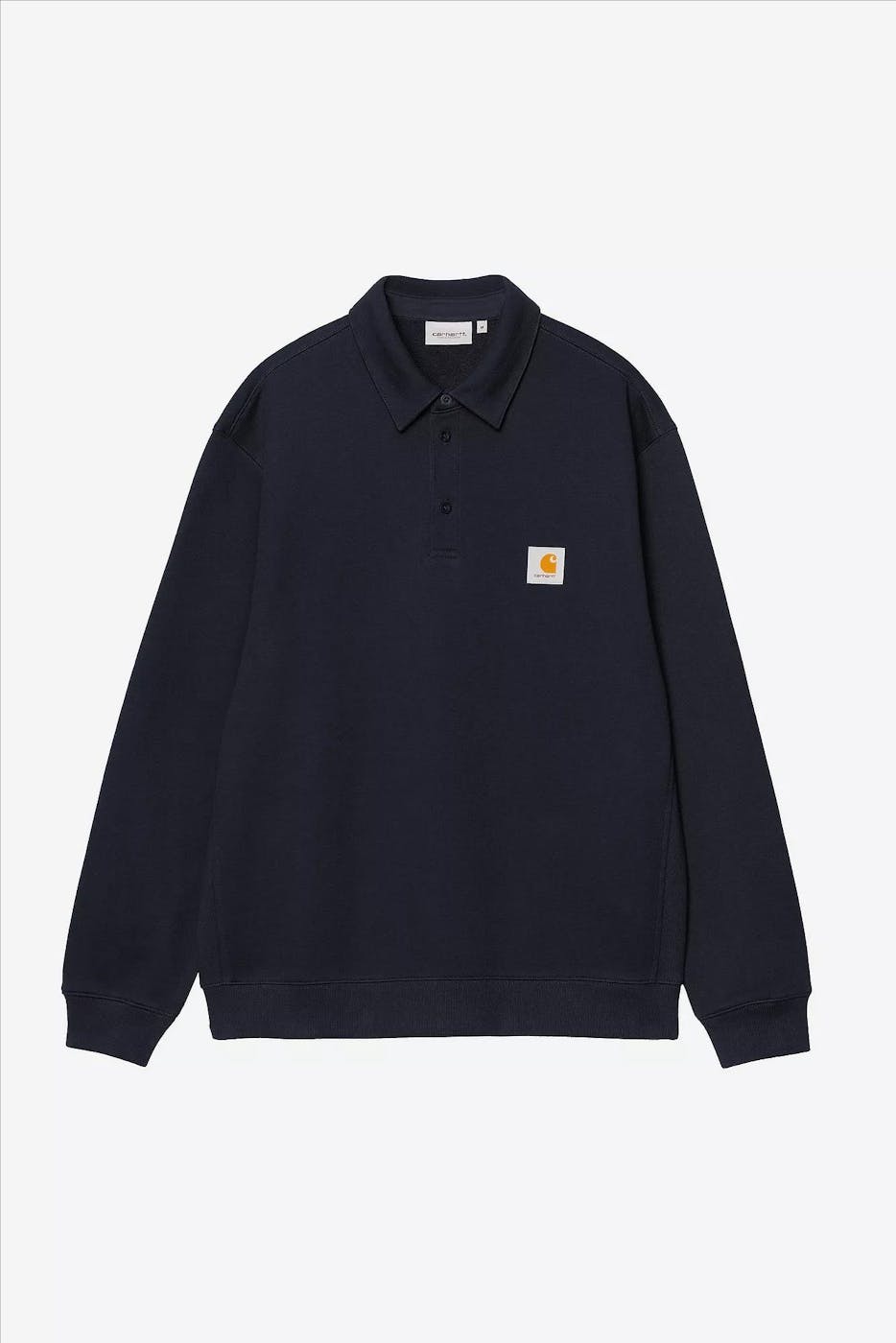 Carhartt WIP - Donkerblauwe Polo sweater