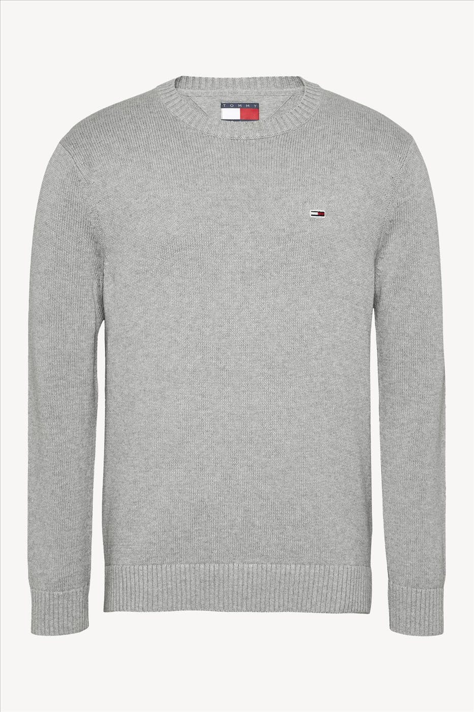 Tommy Jeans - Grijze Slim Essential trui