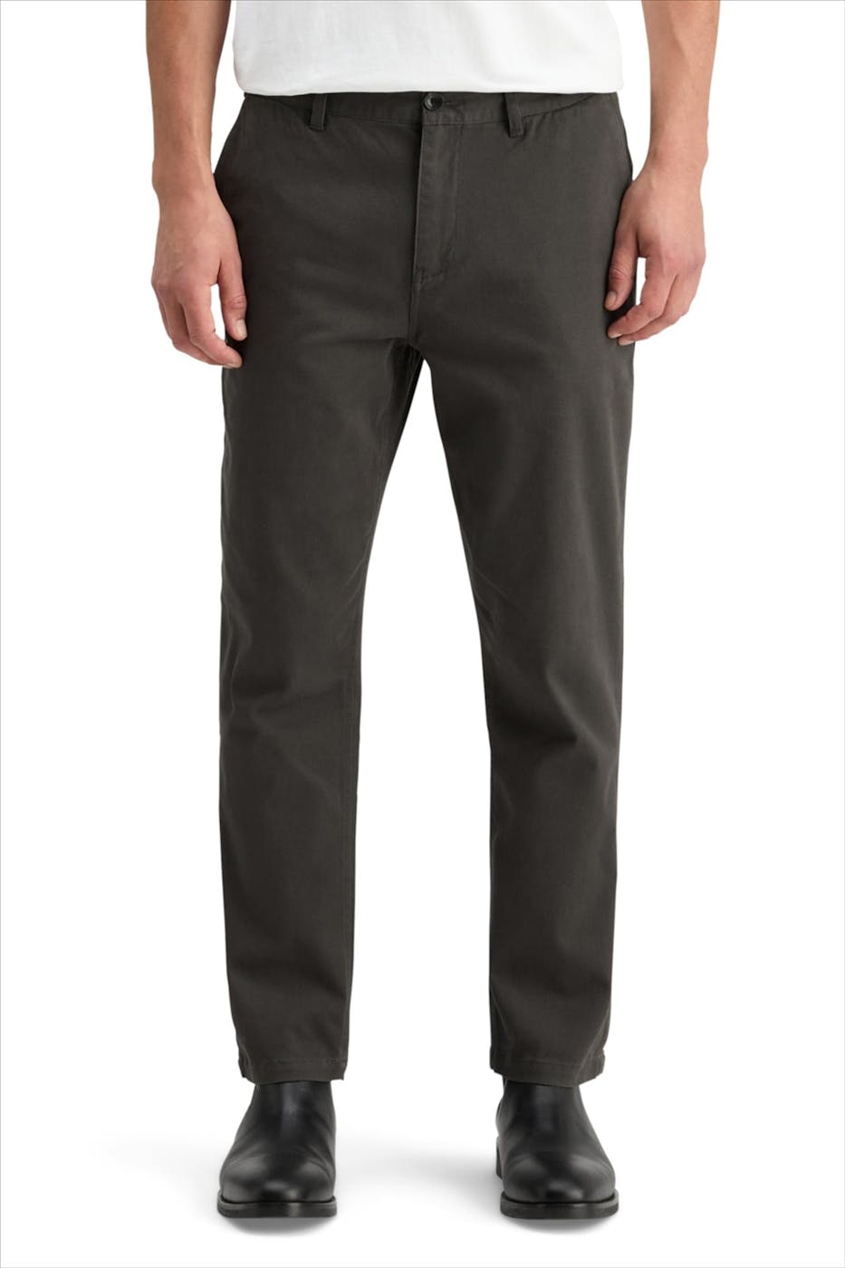 Scotch & Soda - Donkergrijze The Drift chino